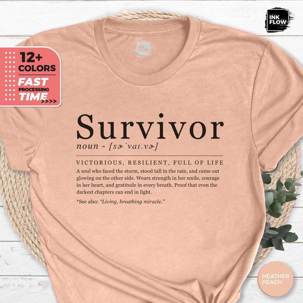Survivor Definition Shirt, T-Shirt For Women, Cance